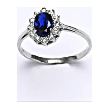 Prsten Zlatý prsten Kate zirkon spinel , bílé i žluté zlato - VR 247