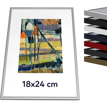 Rám na obraz THALU Kovový rám 18x24 cm Bílá