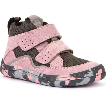 Dívčí obuv FRODDO BAREFOOT dětská celoroční obuv ANKLE BOOTS grey/pink G3110224-7 Velikost: 33