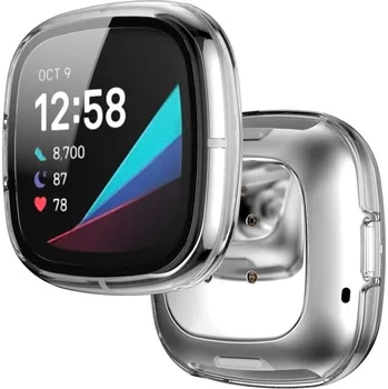 Ochranný kryt pro Fitbit Versa 3 a Sense - Transparentní