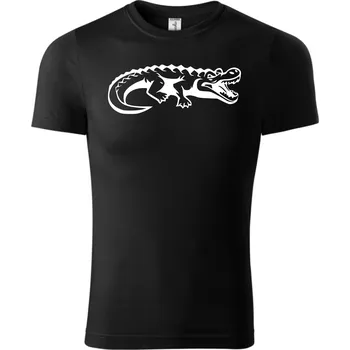 Chlapecké tričko Fenomeno Dětské tričko Krokodýl - černé Velikost: 122 cm/ 6 let