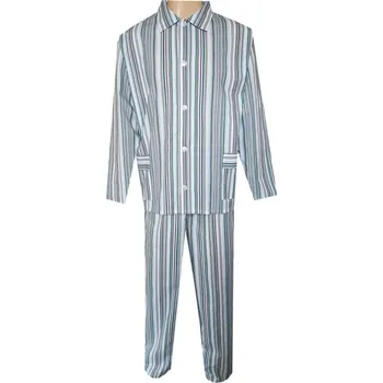 Pánské pyžamo Pánské Pyžamo Plátěné FOLTÝN PP21 Velikost: 5XL, Materiál: Plátno