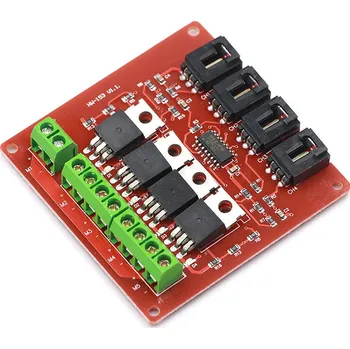 Vývojová deska Napájecí modul s MOSFET - 4x IRF540