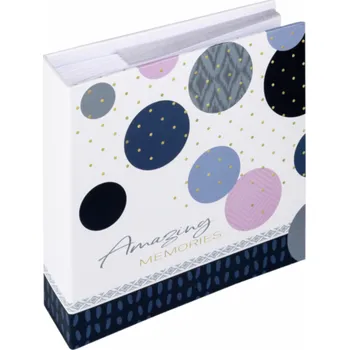 Fotoalbum Walther Amazing Memories 22,5 x 22,5 cm modré