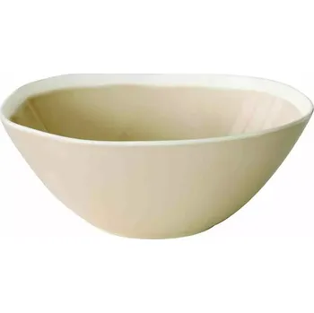 Easy Life, Itálie Easy Life - Porcelánová salátová mísa Abitare krémová - 22,5*19,5 cm