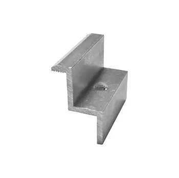 FVE Úchyt krajní Z-40, L50 mm stříbrný pro FV panel s rámem 40 mm