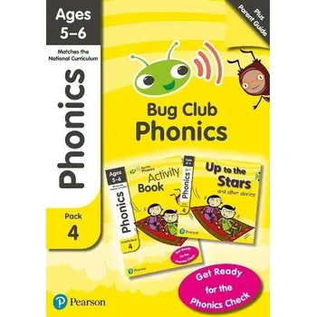 Cizí jazyk Phonics - Learn at Home Pack 4 (Bug Club), Phonics Sets 10-12 for ages 5-6 (Six stories + Parent Guide + Activity Book) - Johnston, Rhona a Watson, Joyce a Atkins, Jill a Lynch, Emma a Shipton, Paul