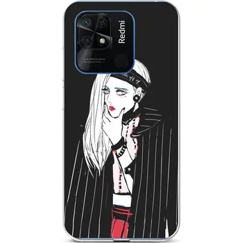 Pouzdro na mobilní telefon Kryt Xiaomi Redmi 10C Dark Girl (obal neboli pouzdro na Xiaomi Redmi 10C)
