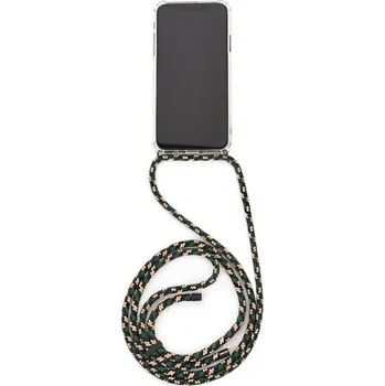 Pouzdro na mobilní telefon OBAL NA IPHONE SE ŠŇŮRKOU HICHIC DeepForest