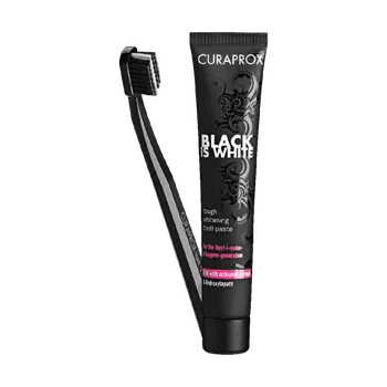 Dentální hygiena CURAPROX BLACK IS WHITE SET