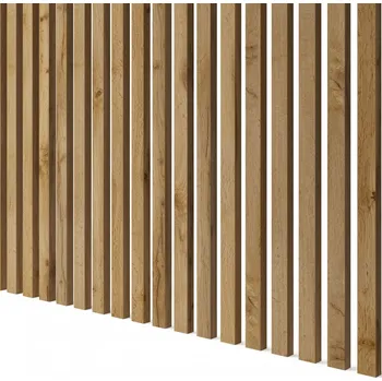 Obklad Lamele 3D Lamely ÚZKÉ - DUB WOTAN, 30 x 18 x 2750 mm