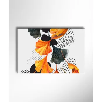 Obraz Malvis ® Obraz Grafická koláž Ginkgo ROZMĚR (šířka x výška): jednodílný obdélník 60x40 cm