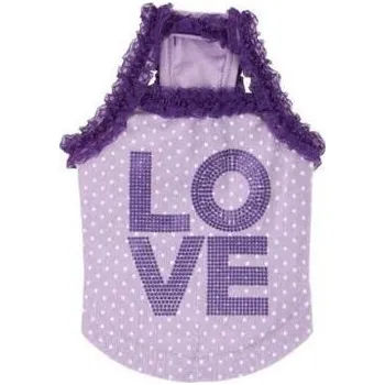 Obleček pro psa Puppia triko Love fialové varianta M