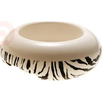 Miska pro psa Miska plastová ET JUNGLE zebra 15,5 cm