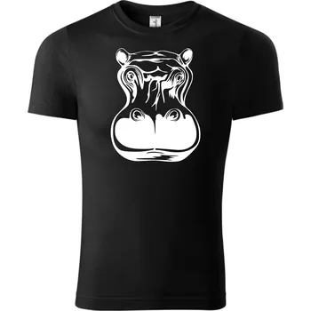 Chlapecké tričko Fenomeno Dětské tričko Hroch - černé Velikost: 158cm/12 let