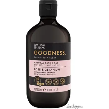 Koupelová pěna Pěna do koupele Baylis & Harding Goodness – růže a muškát