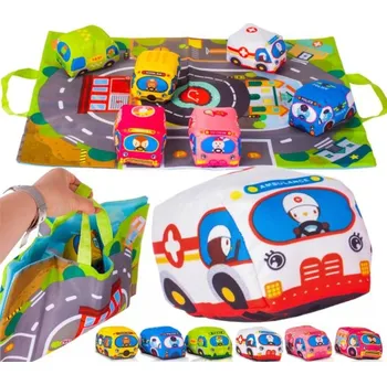 Hrací deka Hrací podložka s měkkými auty