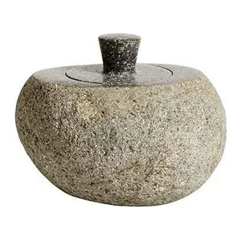 Dóza na potraviny Dóza s víkem z přírodného kamene Muubs VALLEY P.12cm