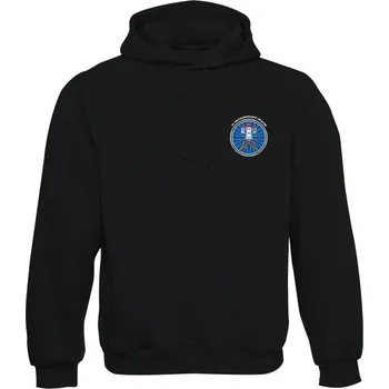 Pánská mikina Mikina s kapucí 74. mechanizovaný prapor - simple - černá