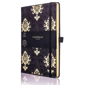 Zápisník Herlitz Castelli Milano Copper & Gold linkovaný M Baroque Gold