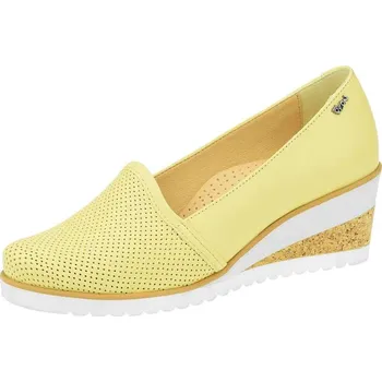 Dámské baleríny PEON dámská vycházková balerína TA/2165-22 žlutá Velikost: 36