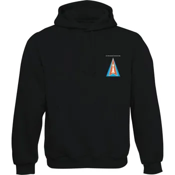 Pánská mikina Mikina s kapucí 252. protiletadlový raketový oddíl - simple - černá