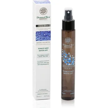 Pleťová maska Domus Olea Toscana Tonico Mist Detox-Lift Microialuron | Tonizační ANTI-AGE mlha pro normální, suchou a zralou pleť 75 ml