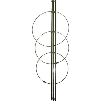Opora na rostlinu podpěra rostlin prstencová 90cm/4 prsteny
