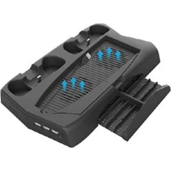 Hra pro PlayStation Vertikální stojan 5v1 a dobíjecí stanice P5-010-2 pro Playstation 5 (PS5)