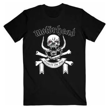 Pánské tričko Merch Motörhead: Tričko March Or Die Lyrics L
