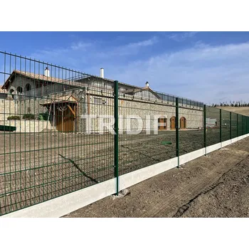 Plot Panel 2D zelený (zinek+komaxit) / průměr drátu 6-5-6 mm / délka 2500 mm