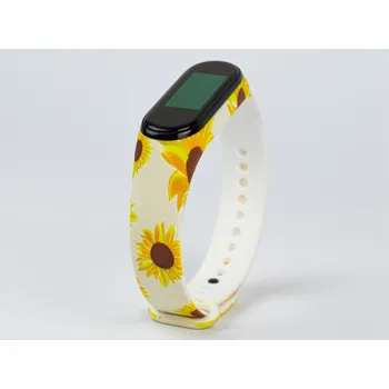 Sportovní měřič Slunečnice náhradní náramek Mi Band 3/4
