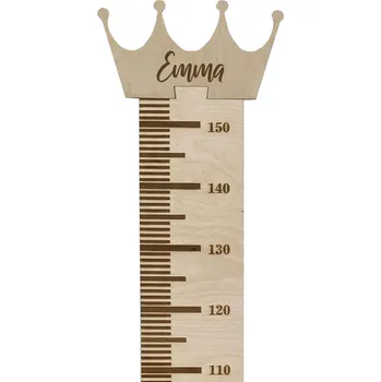 dětský metr Dřevěný metr s vlastním jménem KORUNKA