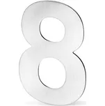 AC-T SERVIS Fasádní číslice nerez - 0 až 9 Fasádní čislice: 8