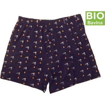 Trenýrky Pánské trenýrky Molvy 100% BIO Bavlna MP-1003 L