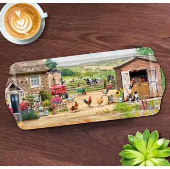 Leonardo, Anglie Leonardo - Plastový tác dekor Farma se zvířaty - 39*12 cm