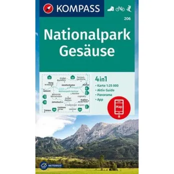 KOMPASS Wanderkarte 206 Nationalpark Gesäuse 1:25.000 (DE)