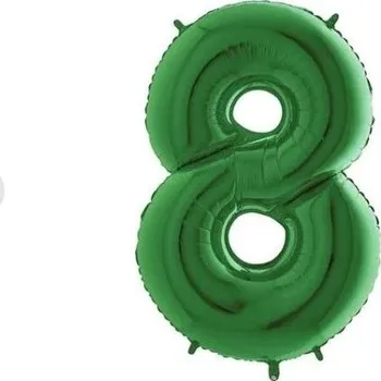 Balónek Grabo Fóliový balónek 102 cm číslice 8 - barevné varianty Barva: Zelená