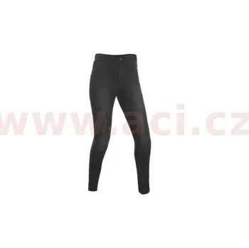 Moto kalhoty kalhoty JEGGINGS, OXFORD, dámské (legíny s Kevlar® podšívkou, černé) 22/28