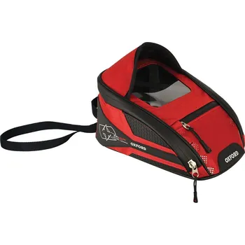 Zavazadlo na motocykl Tankvak na motocykl OXFORD M2R (červený, s magnetickou základnou) 2l