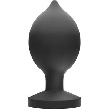 Anální kolík Anos RC Inflatable Butt Plug with Vibration Black