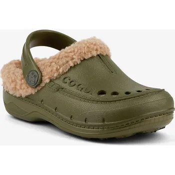 Chlapecká zimní obuv COQUI HUSKY Army Green/Beige 32/33