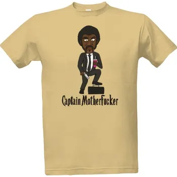 Tričko s potiskem Captain Motherfucker pánské