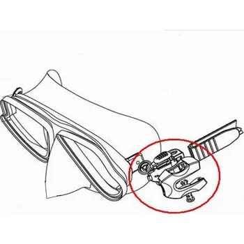 Potápěčská maska Spona K Masce MARES X-Vision Bílá