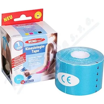 Tejpovací páska Kinezio.tejp.páska WUNDmed tyrkys.modrá 5cmx5m 1ks