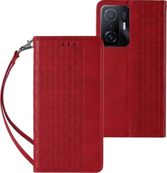 Pouzdro na mobilní telefon MG Magnet Strap pro Samsung Galaxy A13 5G červené