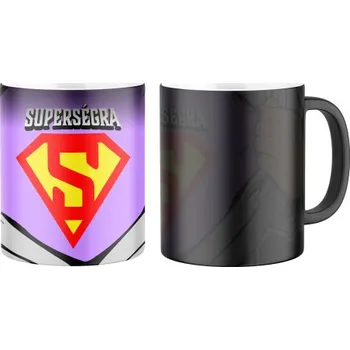 Magický keramický hrnek s potiskem Superségra - celopotisk