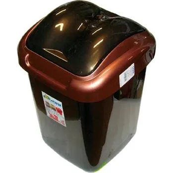 Odpadkový koš koš odp.15l FALA černý/bronz,výklop