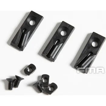 FMA FMA CNC M-LOK / Keymod organizér na kabely, typ A - Černá