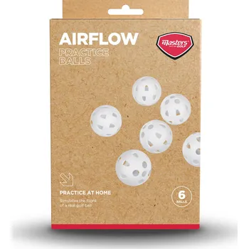 Golfový míček MASTERS Practice Balls plastové míče bílé 6ks